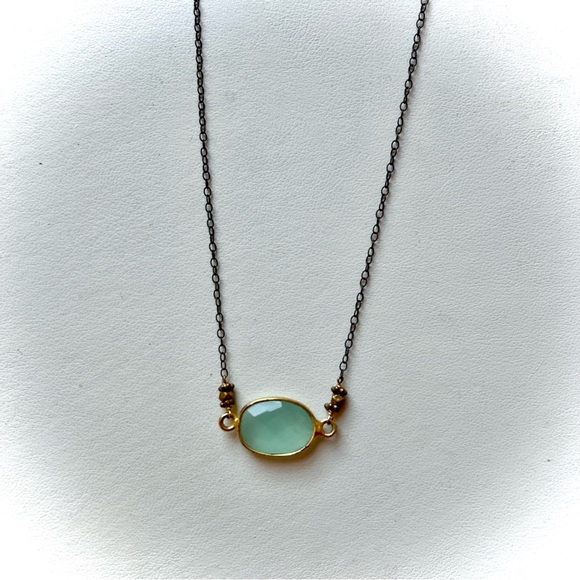 Dainty Handmade Stone Necklace - Picture 1 of 4